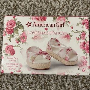 American Girl Love Shack Fancy Garden Party Sandals